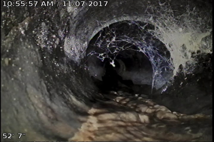 SeeSnake pipe inspection footage 