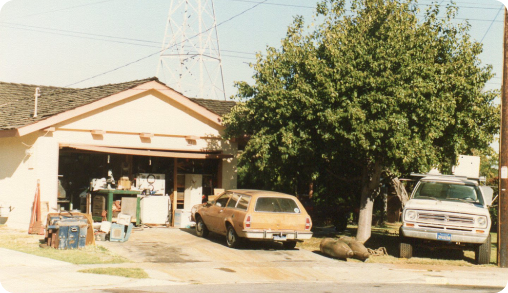 1983 Garage where SeeScan began in 1983